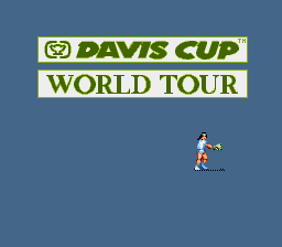 Davis Cup World Tour (July 1993) Title Screen